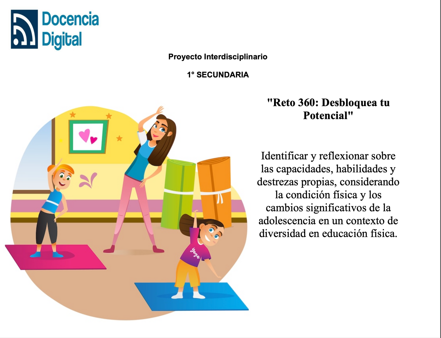 1° SECUNDARIA: Reto 360 Desbloquea tu Potencial