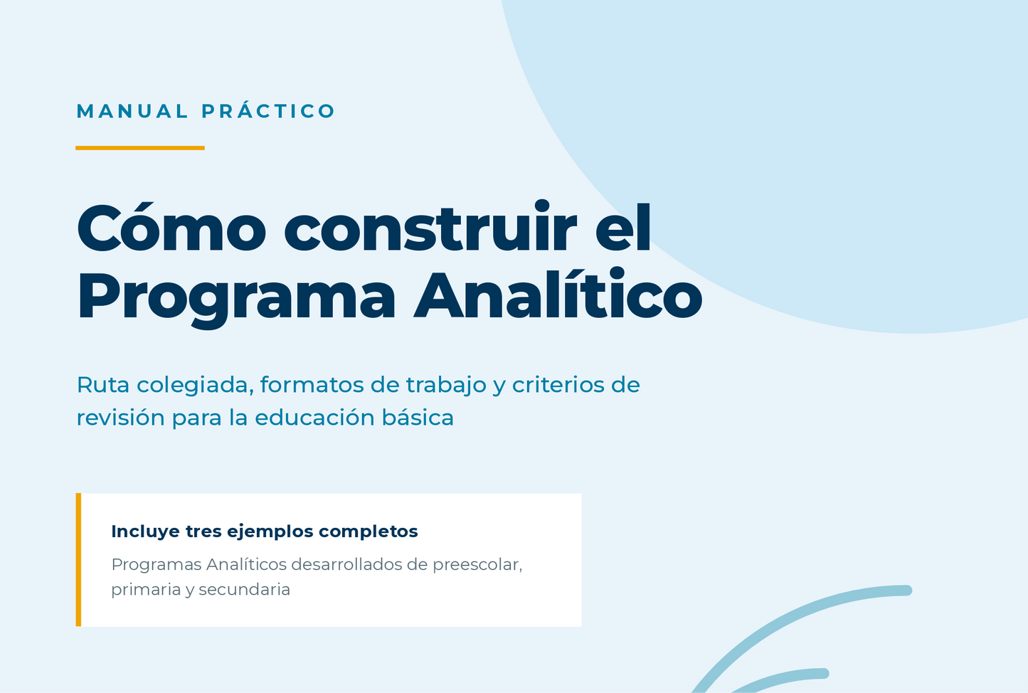 Manual para la elaboración del programa analítico (2026)